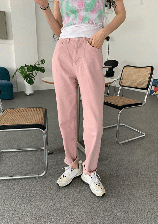 color button pants (4color)