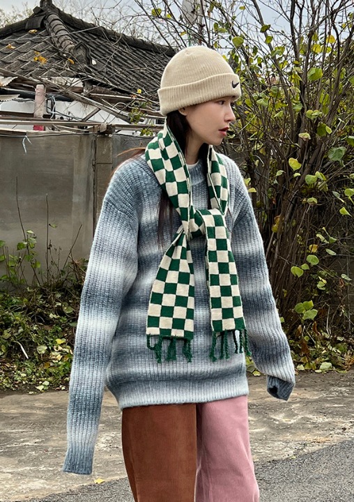 wool gradation knit (2color)