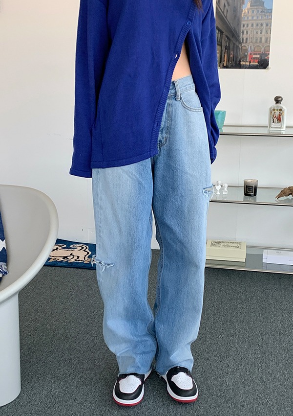 side slit gradation jeans (3color)