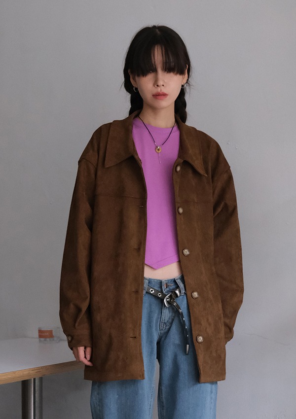 lake suede jacket (3color)*입고지연 순차적발송