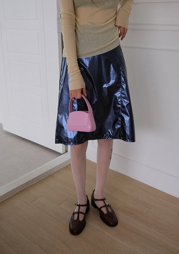 metallic skirt (3color)