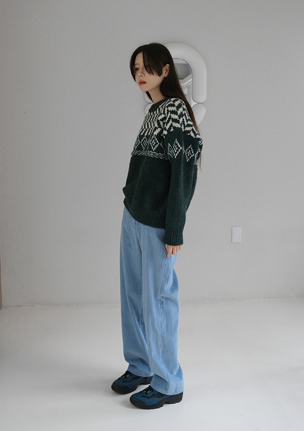 holly corduroy pants (4color)