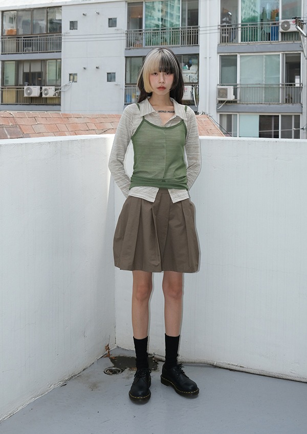 maron skirt (2color)