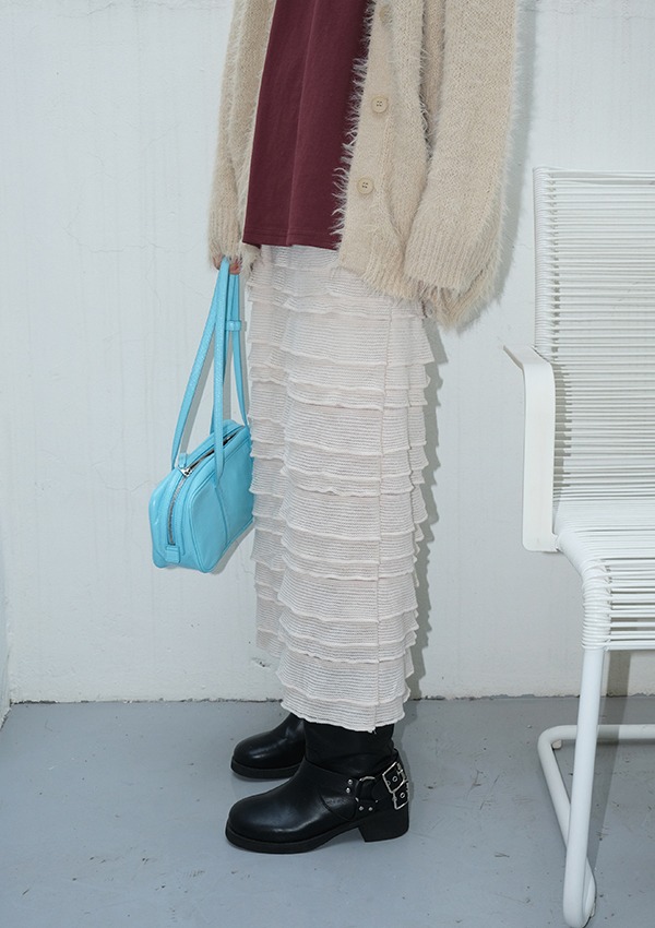 wave long skirt (2color)