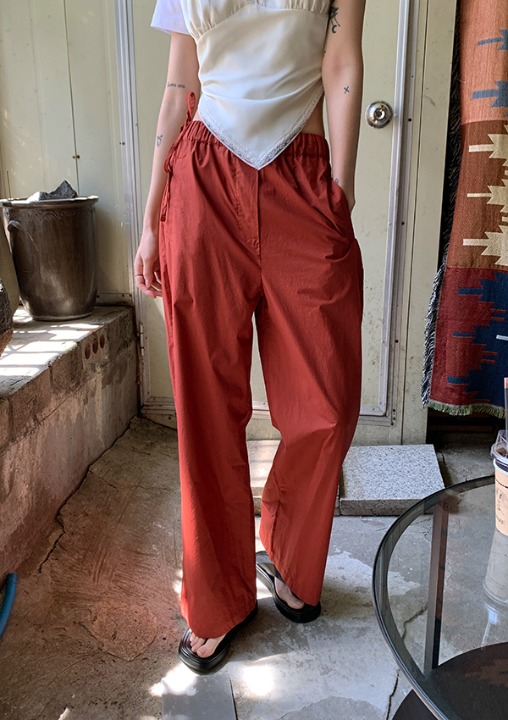 side string pants (2color)