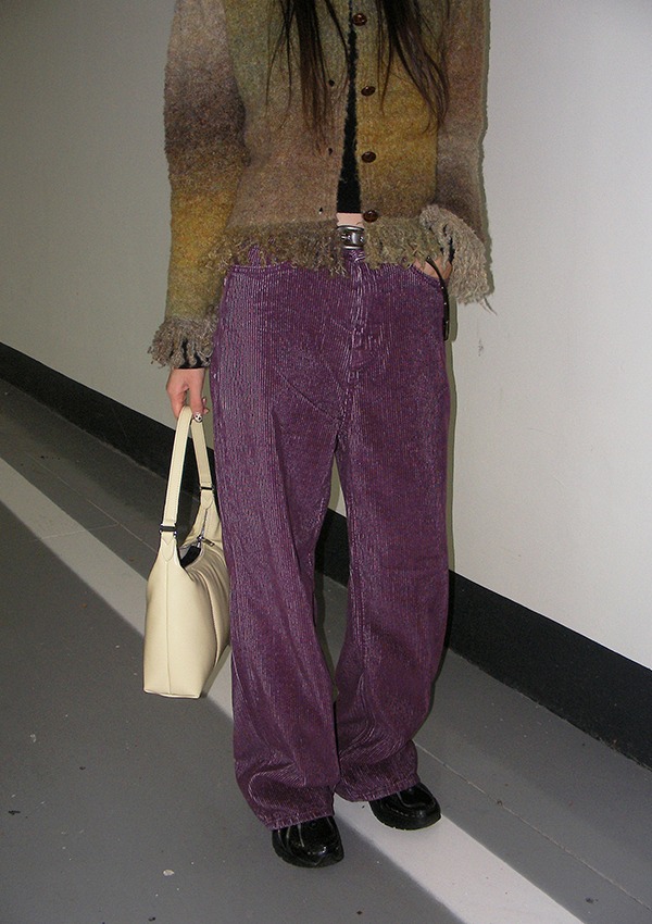 grandma corduroy pants (2color)