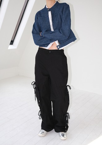 rope cargo pants (2color)